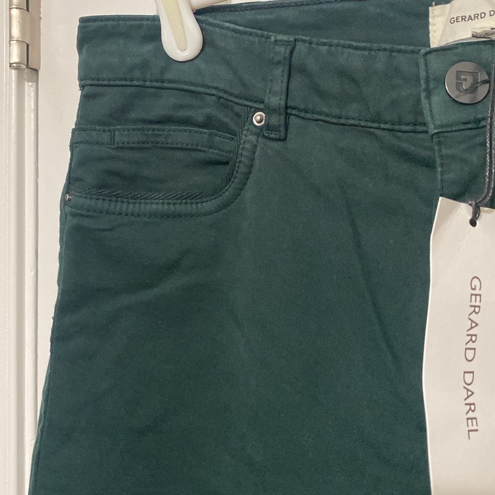 NWT GERARD DAREL - Size 40 (size US 8)  Green Pants Jeans - St Patrick’s Day